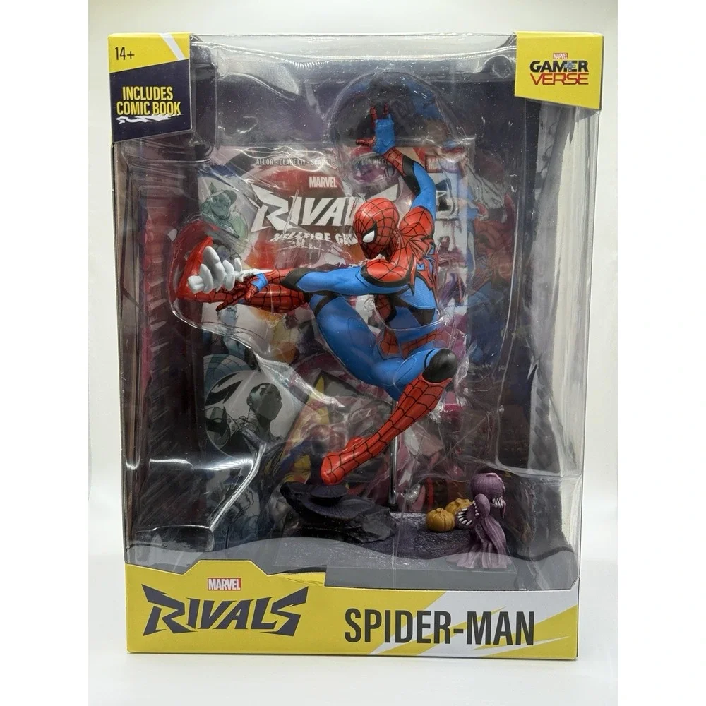 McFarlane Marvel Rivals Spider-Man 1:6 Platinum Ed Gamer Verse NIB Comic